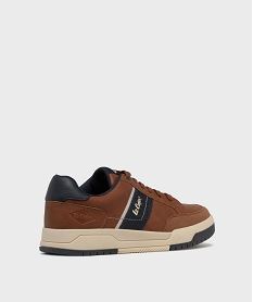 baskets basses multimatieres a semelle epaisse homme - lee cooper marron vifH256201_4