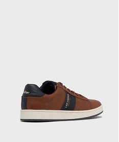 baskets basses a lacets avec semelle contrastante homme - lee cooper marron vifH256601_4