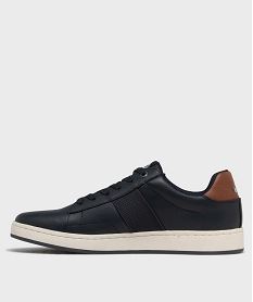 baskets basses a lacets avec semelle contrastante homme - lee cooper bleuH256801_3