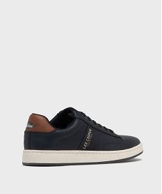 baskets basses a lacets avec semelle contrastante homme - lee cooper bleuH256801_4