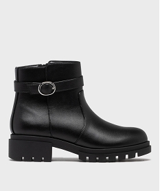 GEMO Boots à semelle crantée femme - 5 Miles noir standard