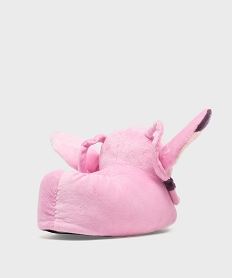 chaussons peluche fantaisie fille - stitch roseH264101_4