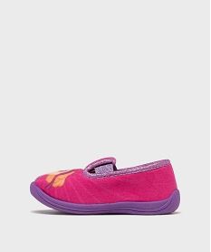 chaussons pantoufles en velours imprime fille - la patpatrouille roseH264201_3