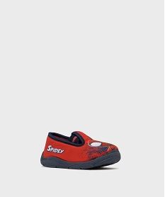 chaussons en velours avec motif spidey garcon - marvel rouge standardH265001_2