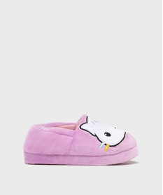 GEMO Chaussons en velours motif chat fille - Gabby’s Dollhouse Rose