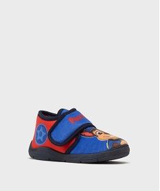 chaussons pantoufles imprimes garcon - la patpatrouille bleu standardH265401_2