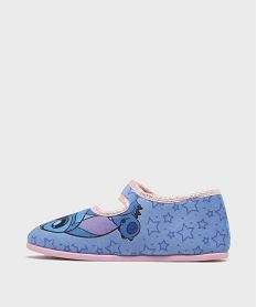 chaussons babies en velours imprime fille - stitch bleu standardH265901_3