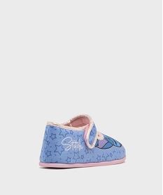 chaussons babies en velours imprime fille - stitch bleu standardH265901_4