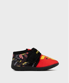 GEMO Chaussons à scratch imprimés Pikachu garçon - Pokémon noir standard