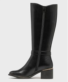 bottes avec bande elastique sur le cote femme - valentina baldano noir standardH267201_3