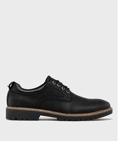 derbies casual a semelle crantee homme noir standardH267501_2