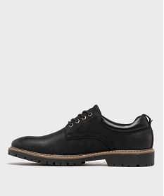 derbies casual a semelle crantee homme noir standardH267501_4