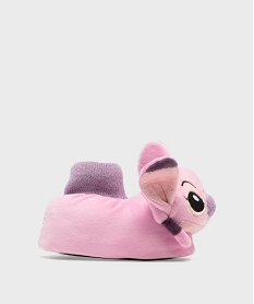 GEMO Chaussons peluche fantaisie fille - Stitch Rose