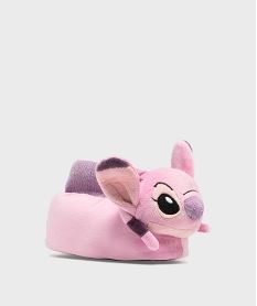 chaussons peluche fantaisie fille - stitch roseH271701_2