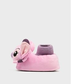 chaussons peluche fantaisie fille - stitch roseH271701_3