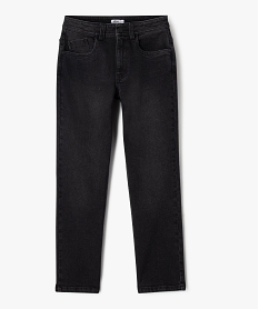 GEMO Jean loose avec ceinture ajustable garçon noir standard