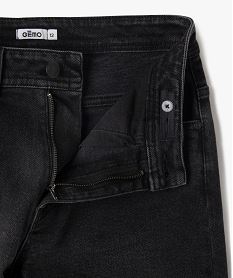 jean loose avec ceinture ajustable garcon noir standard jeansH276501_2