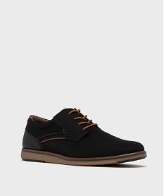 derbies bicolores a semelle sport homme noir standardH282001_3