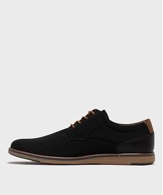 derbies bicolores a semelle sport homme noir standardH282001_4