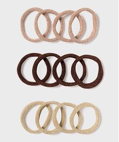 elastiques cheveux a paillettes (lot de 12) multicolore accessoires cheveuxH284501_3
