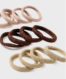 elastiques cheveux a paillettes (lot de 12) multicolore accessoires cheveuxH284501_4