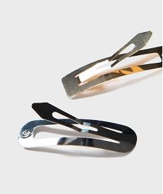 barrettes a cheveux clic-clac unies (lot de 6) multicolore accessoires cheveuxH284601_4