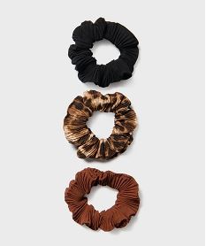 chouchous pour les cheveux femme (lot de 3) marron standard accessoires cheveuxH285101_3