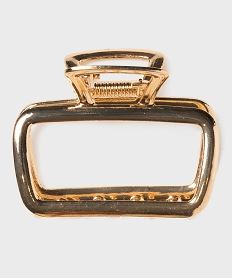 pince crabe pour les cheveux en metal forme rectangle dore accessoires cheveuxH285301_3