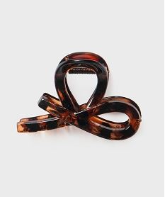 pince crabe pour les cheveux femme marron standard accessoires cheveuxH285401_3