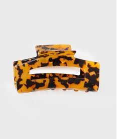 pince crabe pour les cheveux ecaille imitation femme marron vif accessoires cheveuxH285601_3