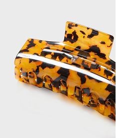 pince crabe pour les cheveux ecaille imitation femme marron vif accessoires cheveuxH285601_4