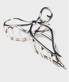 pince crabe pour les cheveux en metal en forme de noeud argente accessoires cheveuxH285701_4