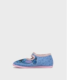 chaussons en textile a motif stitch fille - disney bleu standardH287901_3