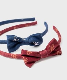 serre-tete avec petit noeud fille (lot de 2) multicoloreH288701_2