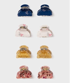 GEMO Pinces crabes pour les cheveux fille (lot de 8) Multicolore