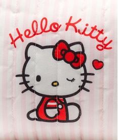 trousse de toilette matelassee motif chat - hello kitty rose sacs a dos et sacs de voyageH289401_3