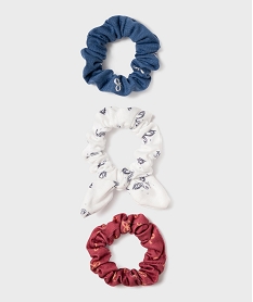 GEMO Chouchous pour les cheveux imprimés fille (lot de 3) Multicolore