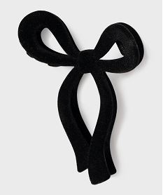 GEMO Pince crabe pour les cheveux en forme de noeud noir standard