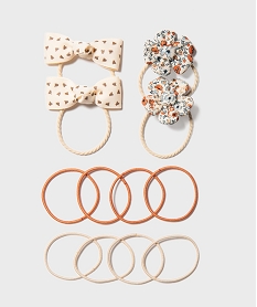 GEMO Élastiques pour cheveux fille (lot de 12) - LuluCastagnette Multicolore