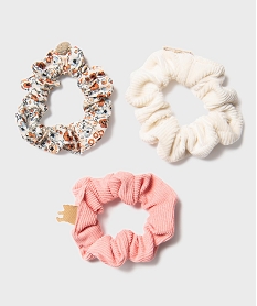 GEMO Chouchou en tissu fille (lot de 3) - LuluCastagnette Multicolore