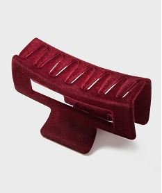 pince crabe pour les cheveux en velours rouge accessoires cheveuxH292501_2