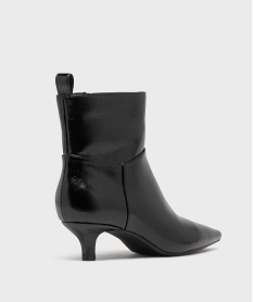 boots vernis mat a bout pointu et kitten heels femme[missing] noir vifH295701_4