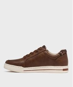 baskets basses avec touches scintillantes femme - valentina baldano marron standardH296001_3
