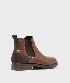 chelsea boots zippees homme brunH309201_4