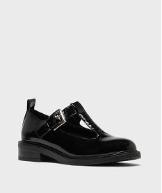 mocassins vernis forme salome femme - follow me noir vif mocassinsH315901_2