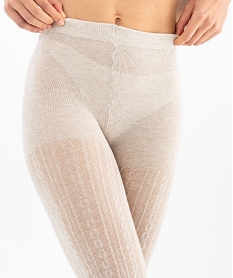 collants epais fantaisie femme[missing] beige chine collantsH317401_2