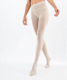 collants epais fantaisie femme[missing] beige chine collantsH317401_3