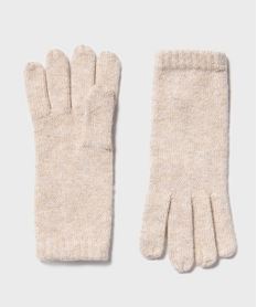 GEMO Gants longs en maille extensible femme Beige