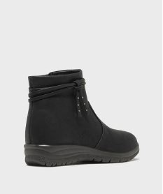 boots confort a talon compense femme noir standard bottines bottesH323701_4