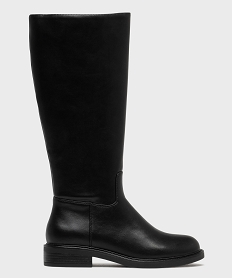 GEMO Bottes cavalières à bout rond femme - Valentina Baldano noir standard